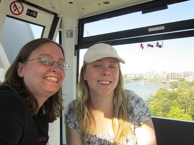 Me and Carolyn in the wheel