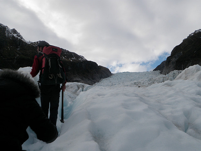 Walking on the Glacier