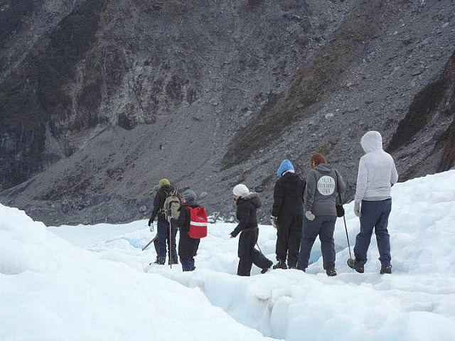 Walking on the Glacier
