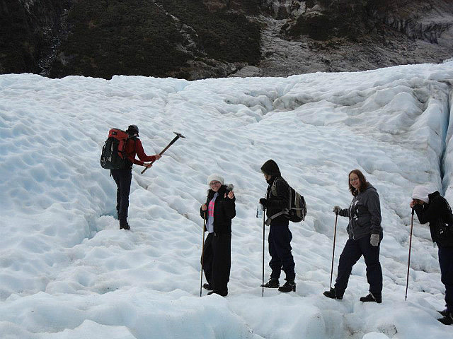 Walking on the Glacier