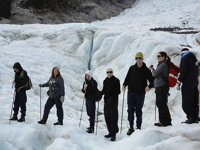 Walking on the Glacier