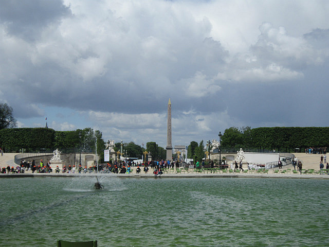 L'Ob&eacute;lisque de Louxor Seen From Tuileries