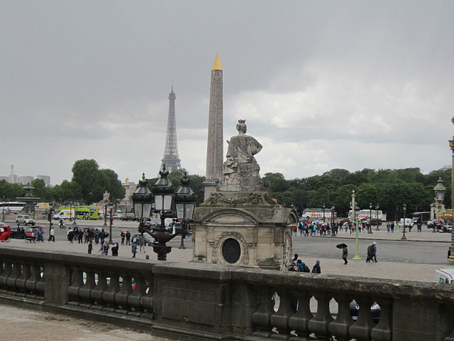 L'Ob&eacute;lisque de Louxor and the Eiffel Tower